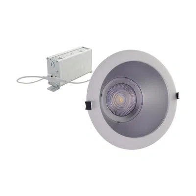 Satco 5.9" Selectable Cct Remodel Led Retrofit Recessed Lighting Kit In Silver