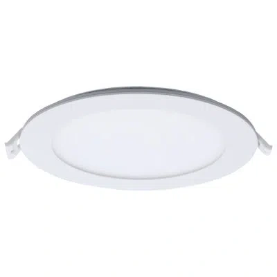 Satco 6'' Selectable Color Temperature Dimmable Air-tight Ic Rated Led Canless Recessed Lighting Kit In White