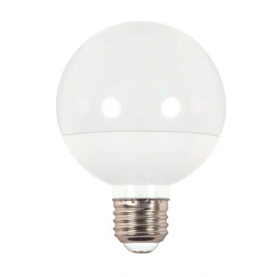 Satco 6 Watt, G25 Led, Dimmable Light Bulb, E26/medium (standard) Base In White;warm White