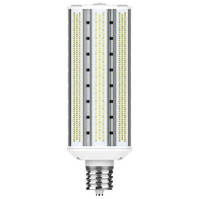 Satco 60 Watt, Corncob Led, Dimmable Light Bulb, Selectable Cct, Ex39/mogul Extended Base In White