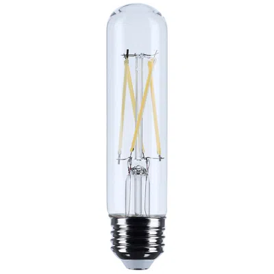 Satco 60w Equivalent  Clear 8w Led Dimmable Standard T10 Bulb Pack Of 6