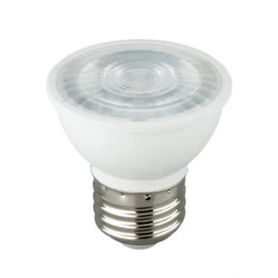Satco 6.5 Watt (50 Watt Equivalent), Mr16 Led, Dimmable Light Bulb, E26/medium (standard) Base In Clear;cool White