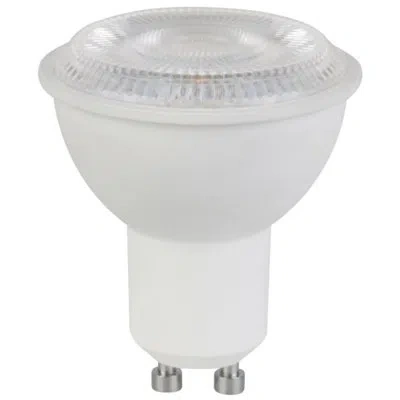 Satco 6.5 Watt (50 Watt Equivalent), Mr16 Led, Dimmable Light Bulb, Gu10/bi-pin Base In Clear;white;cool White
