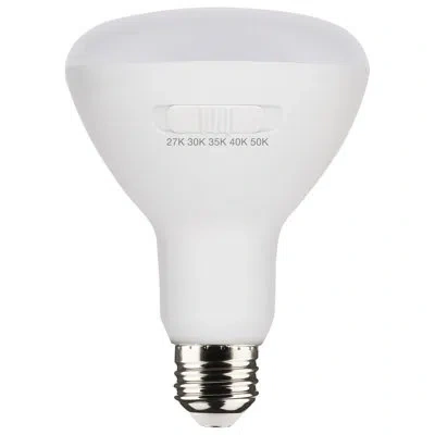 Satco 65 Watt Equivalent Br30 E26/medium (standard) Dimmable Led Bulb In White