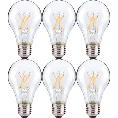 Satco 7 Watt (60 Watt Equivalent), A19 Led, Dimmable Light Bulb, E26/medium (standard) Base In Clear;warm White