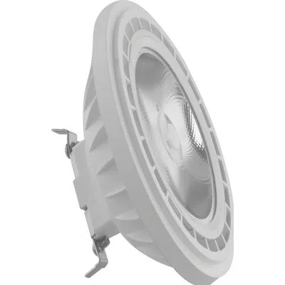 Satco 7 Watt (60 Watt Equivalent), Ar111 Led Non-dimmable Light Bulb, Warm White (3000k) G53 Base In Clear