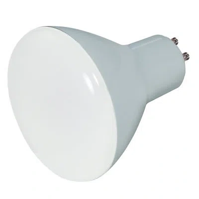 Satco 7.5 Watt (65 Watt Equivalent), Br30 Led, Dimmable Light Bulb, Gu24/twist And Lock Base In White;warm White