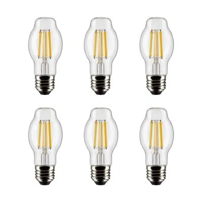 Satco 8 Watt (65 Watt Equivalent), Bt15 Led, Dimmable Light Bulb, E26/medium (standard) Base In Clear;cool White