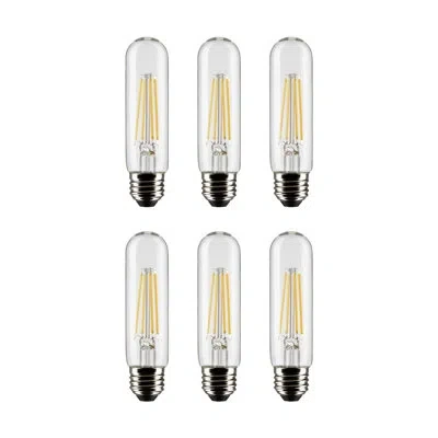 Satco 8 Watt (65 Watt Equivalent), T10 Led, Dimmable Light Bulb, E26/medium (standard) Base In Clear;warm White
