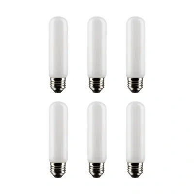Satco 8 Watt (65 Watt Equivalent), T10 Led, Dimmable Light Bulb, Warm White E26/medium (standard) Base In White;warm White