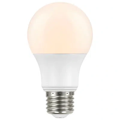 Satco 8 Watt, A19 Led Light Bulb In White;warm White