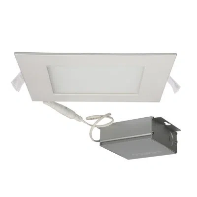 Satco 8.88" 4000k Remodel Led Recessed Lighting Kit In White