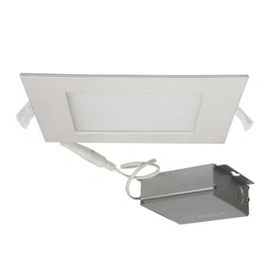 Satco 8.88" 5000k Remodel Led Recessed Lighting Kit In White