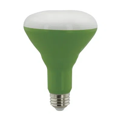 Satco 9 Watt - Br30 Led - Full Spectrum Plant Grow Lamp In Green