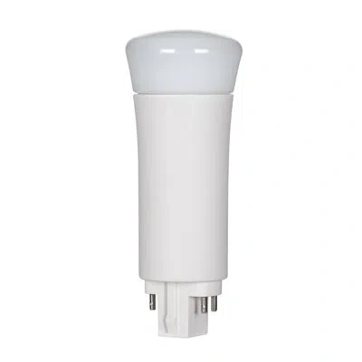 Satco 9 Watt, Pl Led, Non-dimmable Light Bulb, Full Color G24q Base In White