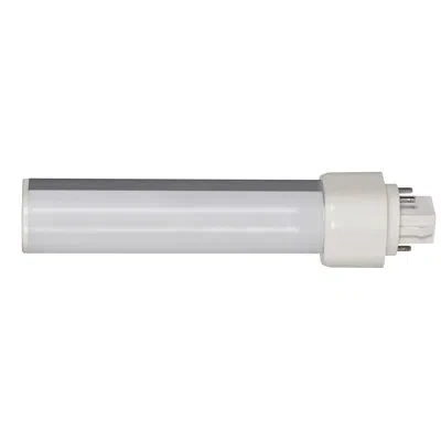 Satco 9 Watt, Pl Led, Non-dimmable Light Bulb, G24q Base In White;daylight