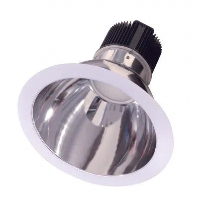 Satco 9.34" Remodel Led Retrofit Recessed Lighting Kit In Chrome;black