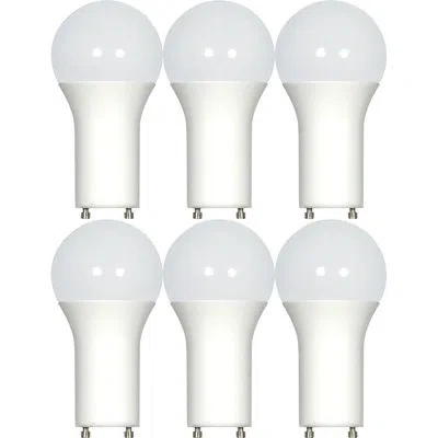 Satco 9.8 Watt (60 Watt Equivalent), A19 Led, Dimmable Light Bulb, Gu24/twist And Lock Base In White