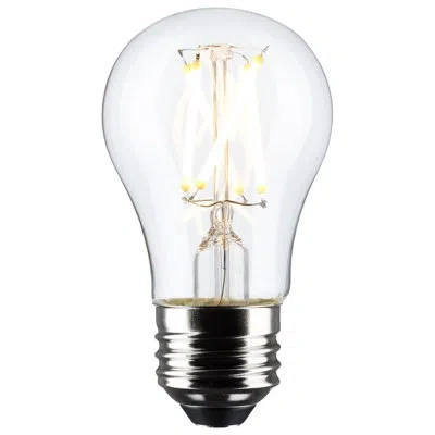 Satco A15 E26 (medium) Filament Led Bulb Warm White 40 Watt Equivalence 2 Pk In Clear