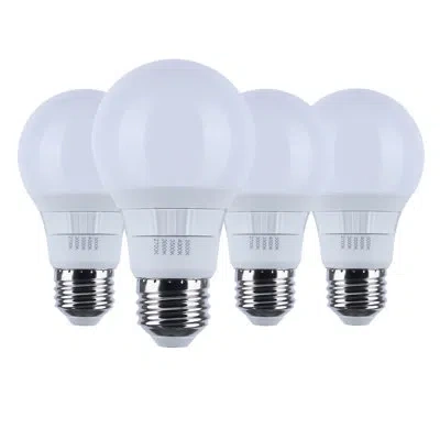 Satco A19 Led 27k/3k/35k/4k/5k Cct Selectable Medium Base White Finish 120 Volt