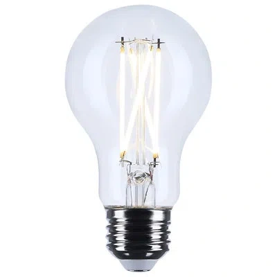 Satco A19 Led Medium Base Clear 3500k Cct 120 Volt