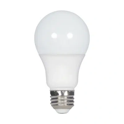 Satco A19 Led, Non-dimmable Light Bulb, E26/medium (standard) Base In White