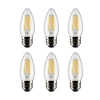Satco B11 Led, Dimmable Light Bulb, E26/medium (standard) Base In Clear;warm White