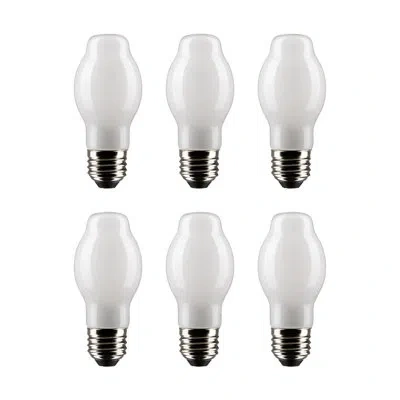 Satco Bt15 Led, Dimmable Light Bulb, E26/medium (standard) Base In White;cool White
