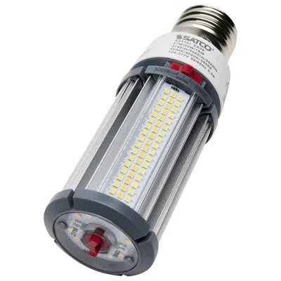Satco Corncob Led, Dimmable Light Bulb, Selectable Cct, Ex39/extended Mogul Base In White;cool White