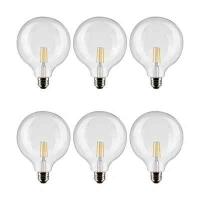 Satco G40 Led, Dimmable Light Bulb, E26/medium (standard) Base In Clear