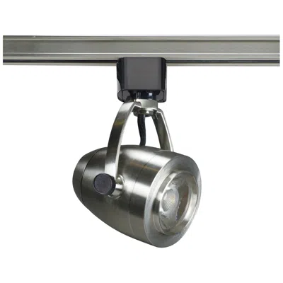Satco Led 12w Track Head, Pinch Back Shape Brushed Nickel - 36 Degree Beam