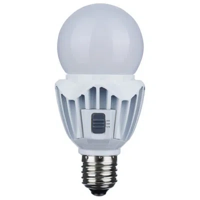Satco Led A21 High Lumen Output 27k/40k/50k Cct Selectable Medium Base White Finish 120v-277v