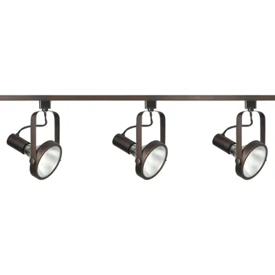 Satco Nuvo 3-light Russet Bronze Gimbal Ring Track Kit