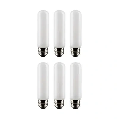 Satco T10 Led, Dimmable Light Bulb, E26/medium (standard) Base In White;cool White