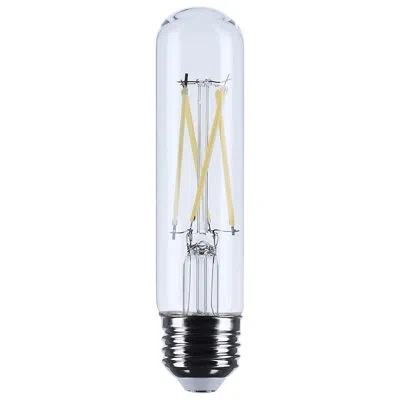 Satco T10 Led Medium Base Clear Cct 120 Volt