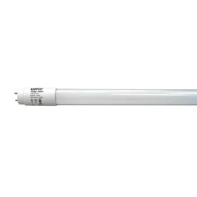 Satco T8 Led, Non-dimmable Light Bulb, G13/bi-pin Base In White
