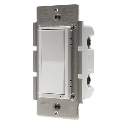Satco Wall Mounted Light Switch In White
