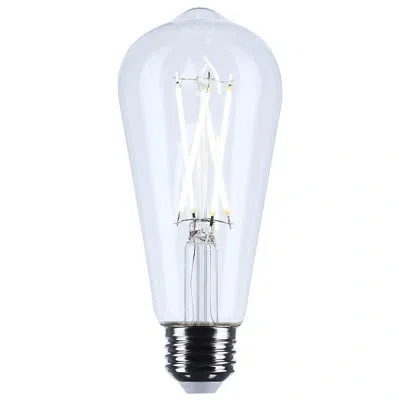 Satco Watt St19 Led Medium Base; Clear  Cct 120 Volt