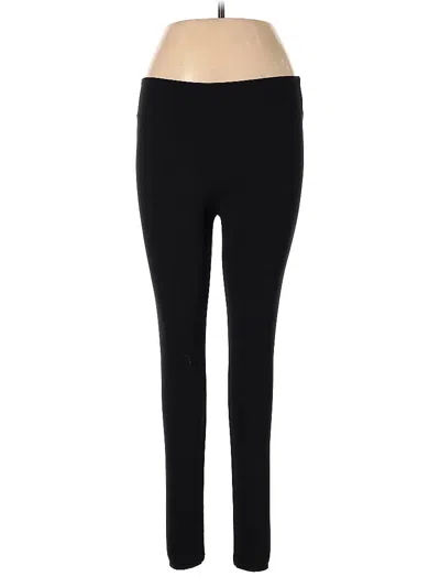 Pre-owned Satina Active Pants In Black