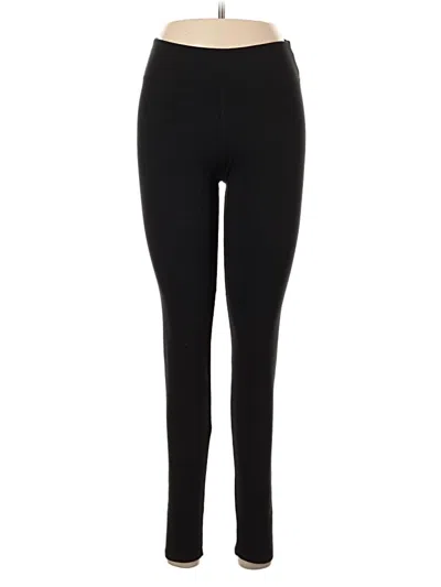 Pre-owned Satina Active Pants In Black