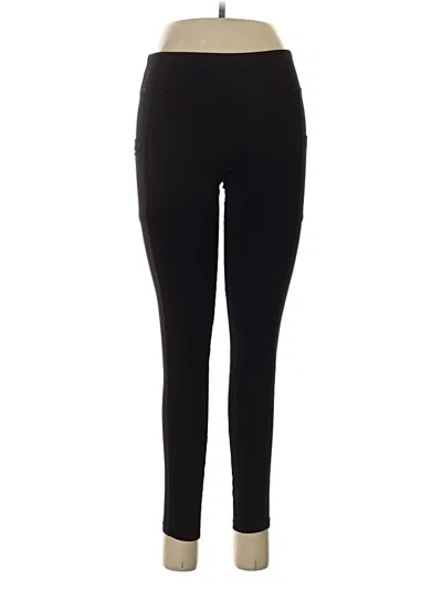 Pre-owned Satina Active Pants In Black