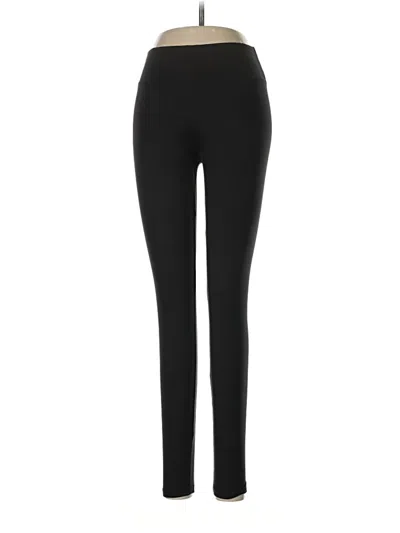 Pre-owned Satina Active Pants In Black
