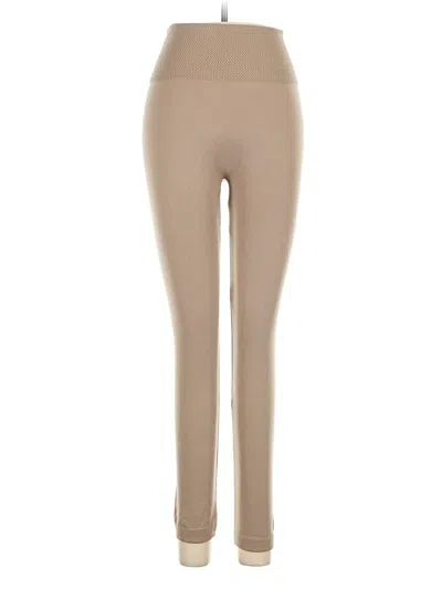 Pre-owned Satina Active Pants In Brown