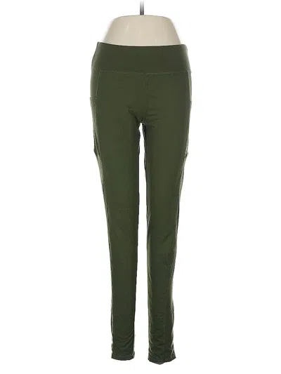 Pre-owned Satina Active Pants In Green