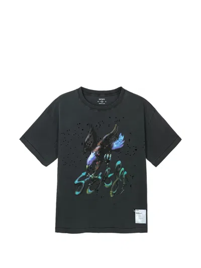 Satisfy Mothtech Eagle-print T-shirt In Black