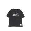 Satisfy Distressed Logo-print T-shirt In Black
