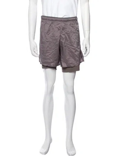 Pre-owned Satisfy Athletic Shorts In Black/grey