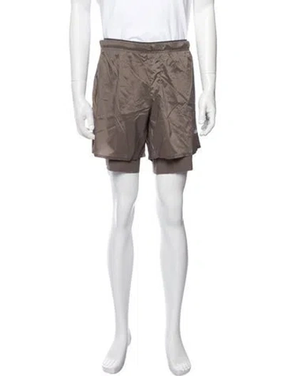 Pre-owned Satisfy Athletic Shorts In Brown