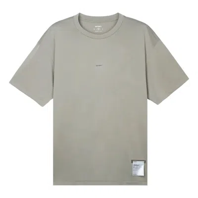 Satisfy Auralite Crew Neck T-shirts 'aluminium' In Silver