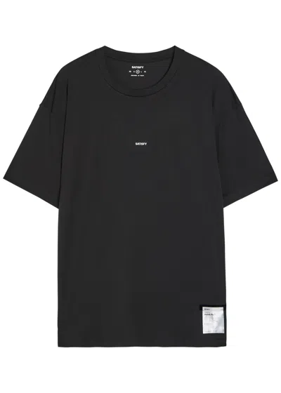 Satisfy Auralite Logo Jersey T-shirt In Black